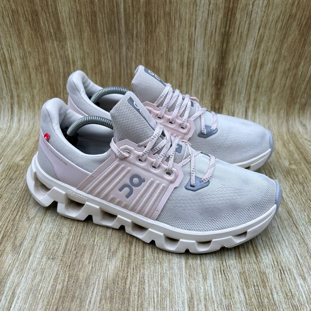 On Cloudswift 4 Running Shoes Women's 8.5 Rose Grey CloudTec 3WF10743985